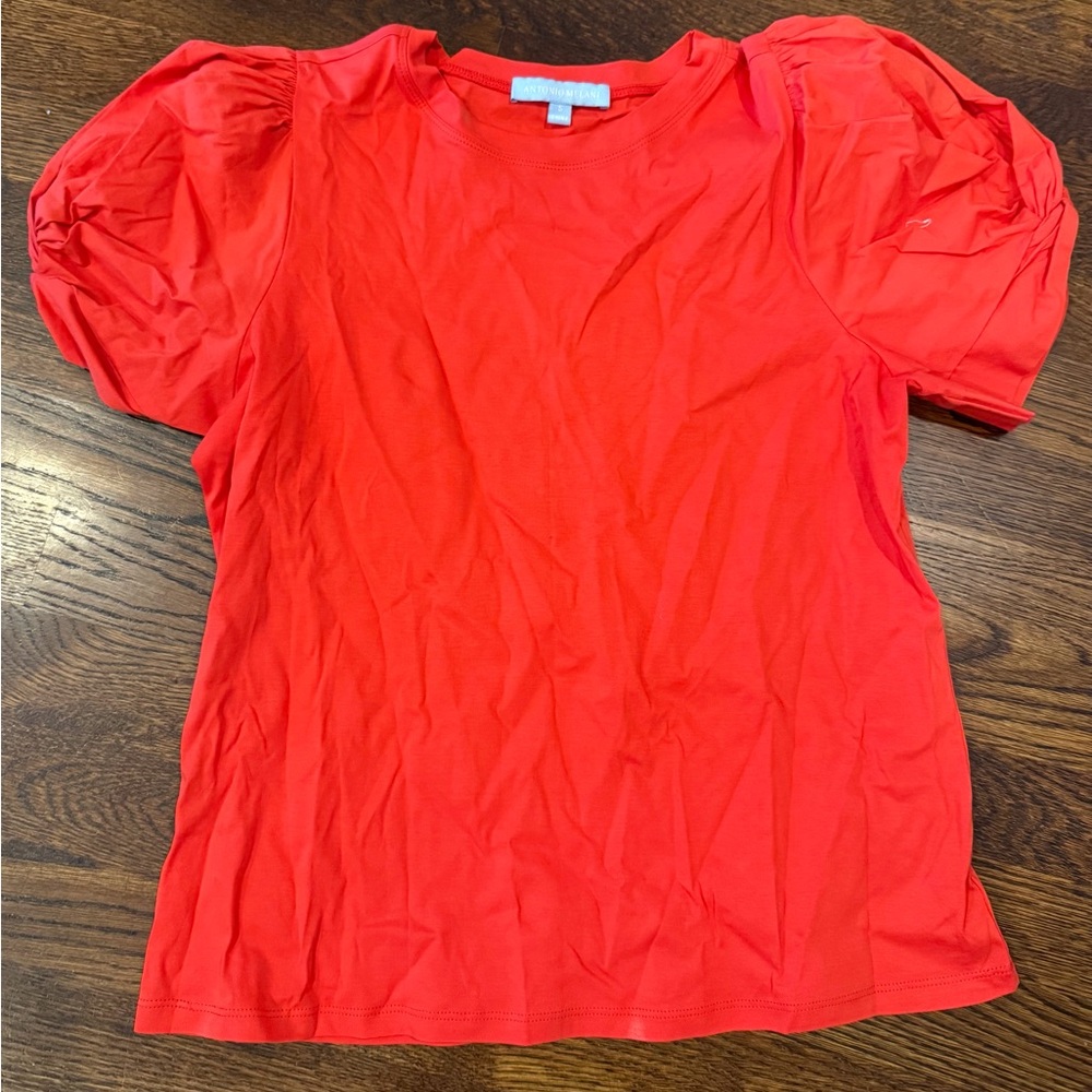 Antonio Melani Vibrant Orange Top